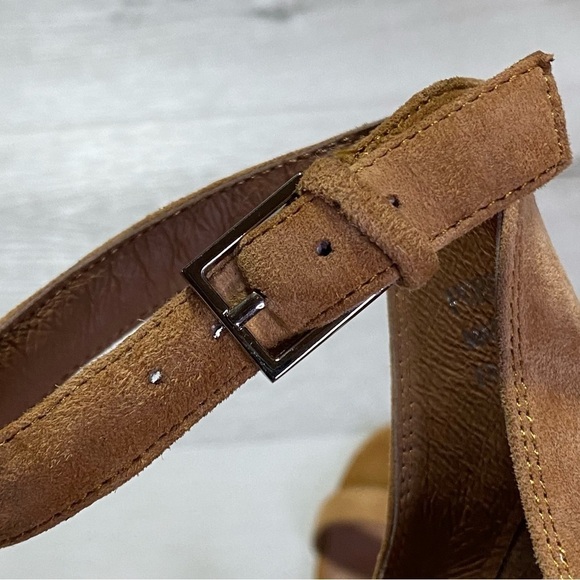 Jeffrey Campbell Purdy Sandal, Zigzag Pattern Block Heel Open Toe, Size 8 - Picture 2 of 11